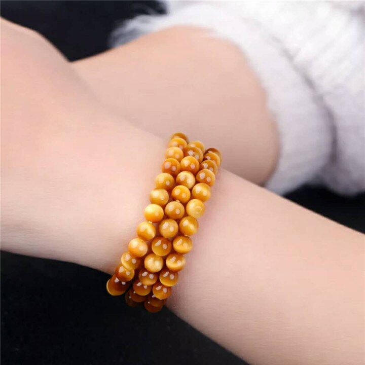 Pulsera de Ojo de tigre para mujer/hombre